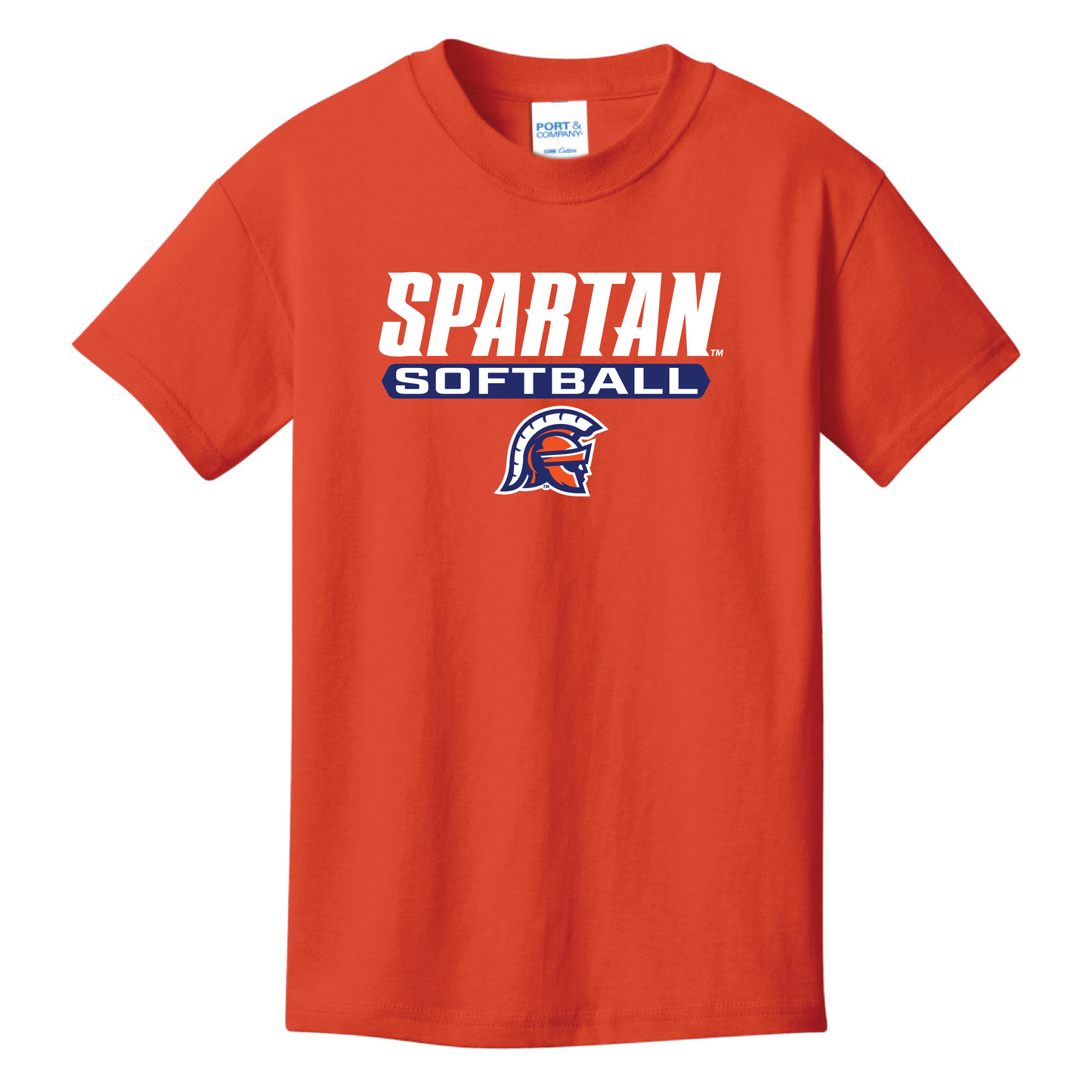 Port & Company® Youth Core Cotton Tee - Softball