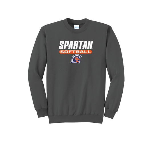 Port & Company® Core Fleece Crewneck Sweatshirt - Softball