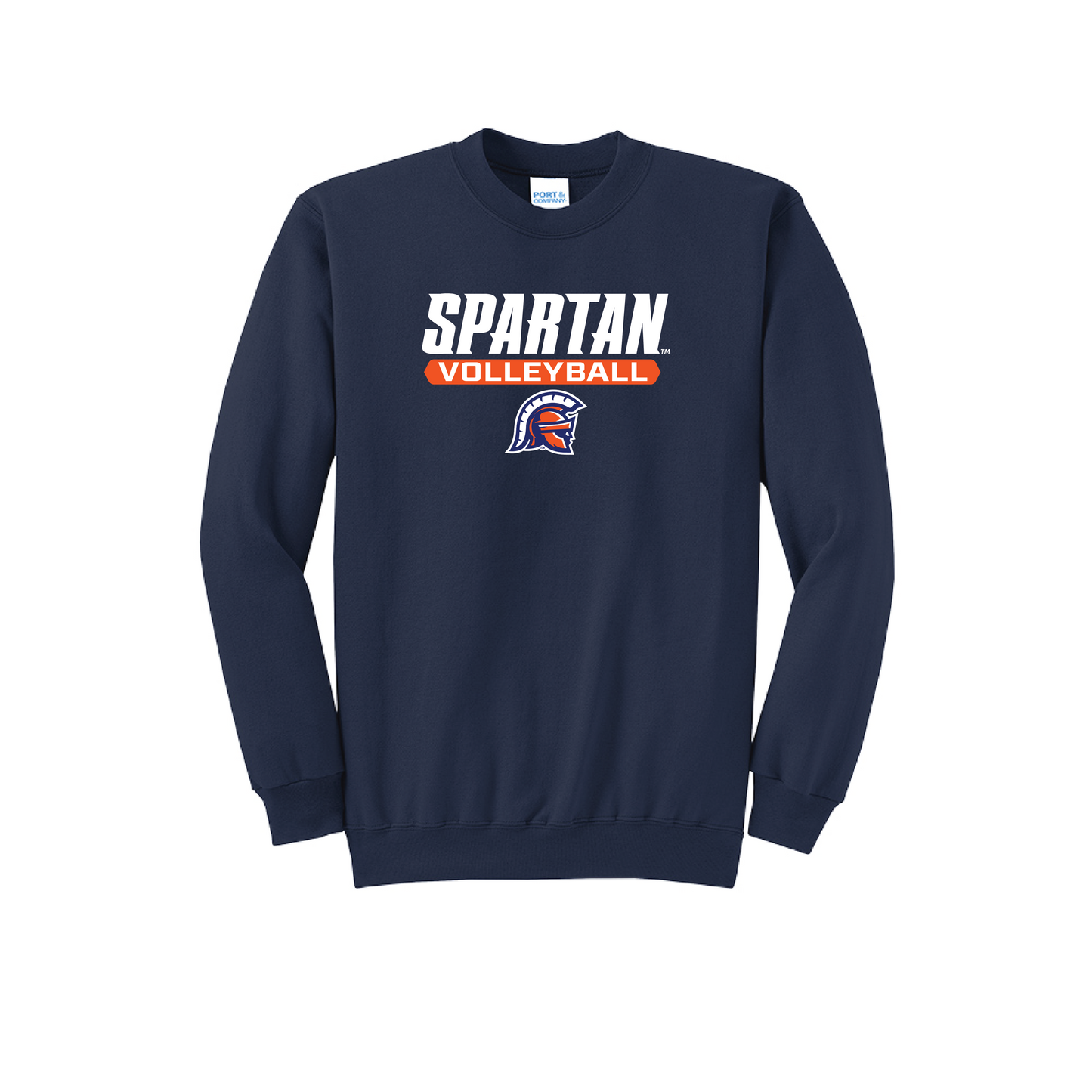 Port & Company® Core Fleece Crewneck Sweatshirt - Volleyball