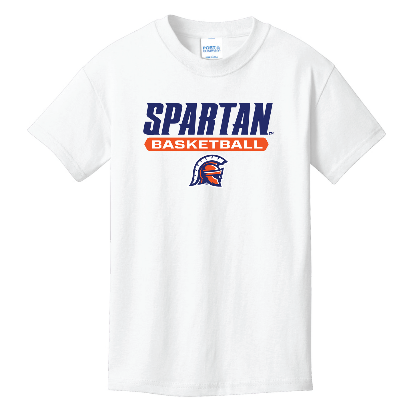 Port & Company® Youth Core Cotton Tee - Basketball